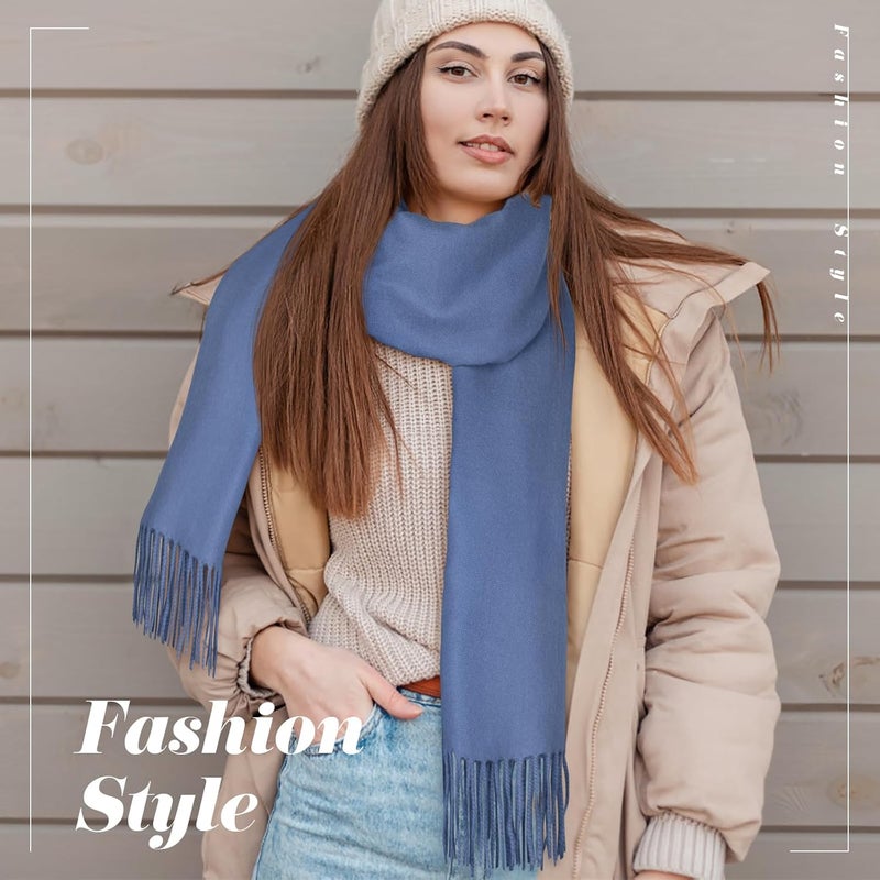 Darller Winter Scarf for Women Pashmina Shawls and Wraps for Evening Dresses Wedding Party Bridesmaid Warm Long Scarves Shawl - Image 5